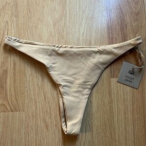 Toast swim SKIMPY STYLE latte tan color  bottom eco friendly bikini